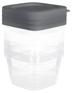 Förvaringsburkar 9 cl, 4-pack,