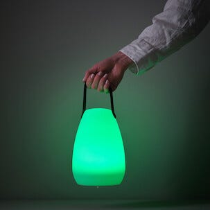 Lykta solcell uppladdningsbar campinglampa RGB