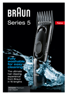Braun Series 5, hårtrimmer