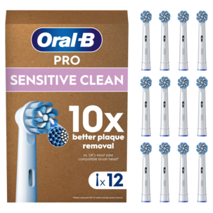 Oral-B Pro Sensitive Clean borsthuvud, vit