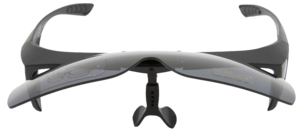 Vippbare OTG-solbriller, svarte