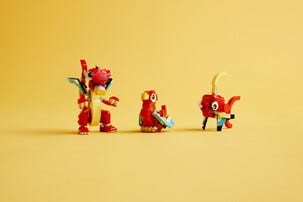LEGO Creator 3-i-1 Röd drake 31145, från 6 år