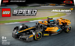 LEGO Speed Champions 2023 McLaren Formula 1 -kilpa-auto 76919, yli 9-vuotiaille