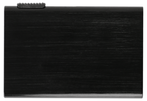 Korthållare RFID aluminium, 5 fack, svart