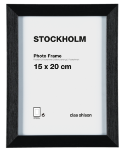 Valokuvakehys Stockholm, musta