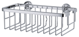 Tesa Aluxx bred duschhylla självhäftande, krom