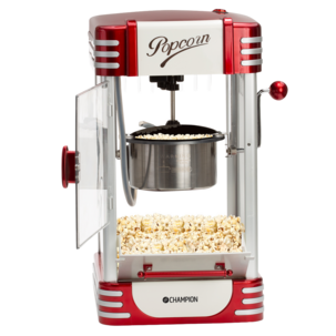 Champion Retro XL popcornmaskin, 1,3 L, rød