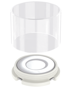 Glaskopp för ljusrefill till 44-1291