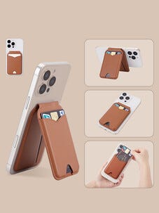 Anmiki magnetisk kortholder til mobil med speil