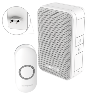 Honeywell trådlös ringklocka DC311NP2, vit