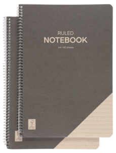 Kollegieblock A4, 2-pack