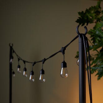 Northlight stolpar för ljusslingor, 212 cm, 2-pack