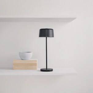 Laddbar bordslampa utomhus och inomhus, IP44, 33 cm