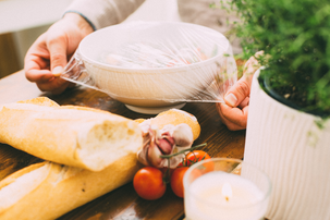 Overtrekkshette med elastisk bånd Eazycover, 5-pakning eller 10-pakning