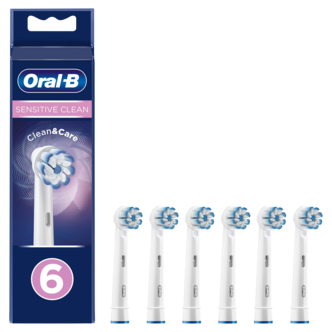 Oral-B Sensitive Clean borsthuvud, vit
