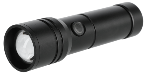 Batteridrevet lommelykt LED, 200 lumen, Asaklitt