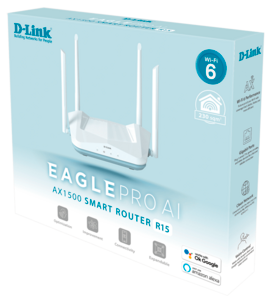D-link R15 AX1500 WiFi 6 Reititin