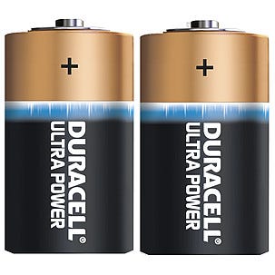 Alkaliskt batteri D/LR20 Duracell Ultra Power