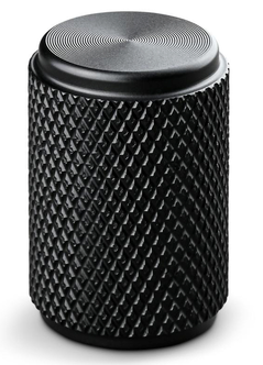 Knopp Rimini matt svart, 2-pack