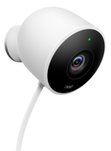 Google Nest Cam Outdoor overvåkningskamera