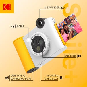 Kodak Smile+ instantkamera med Bluetooth