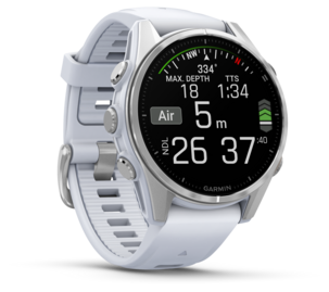 Garmin Fenix 8 träningsklocka med GPS vit, 43 mm