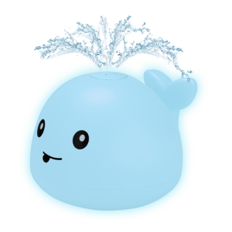 Badeleke hval med vannfontene, fra 18 måneder