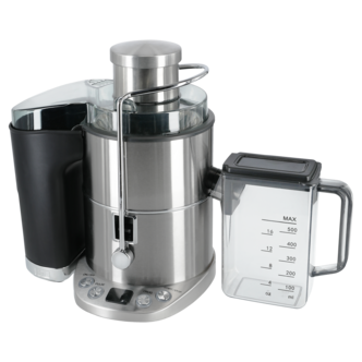 Råsaftcentrifug 600 W, rostfritt stål, 5 program