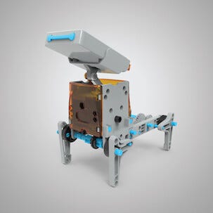 Solcellsdriven robot, byggsats i 197 delar, från 8 år