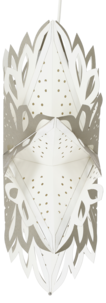 Adventsstjerne papp snøfugg 46 cm, Northlight