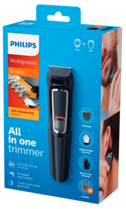 Philips Multigroom series 3000, Multitrimmer 9-i-1 