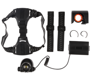 Laddbar pannlampa 750 lumen, regntålig