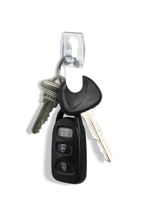 Command självhäftande minikrokar transparenta, 6-pack