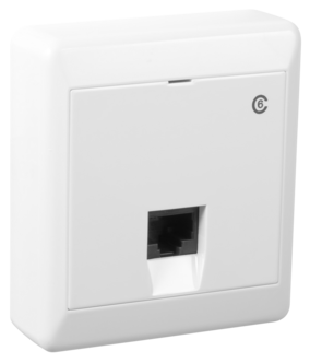 Elko RS utenpåliggende nettverksuttak Cat 6