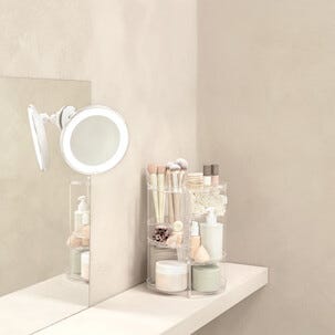 Sminkespeil med sugekopp