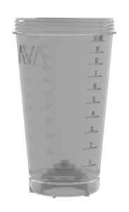 Behållare 1l till Premium skumkanon AVA, vit