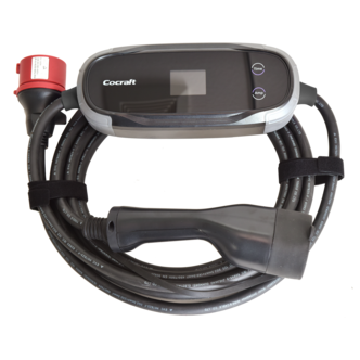 Cocraft EVG01-11 portabel elbillader Type 2, 400 V