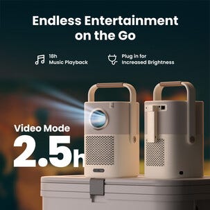 Yaber T2 Plus portabel projektor med Google TV