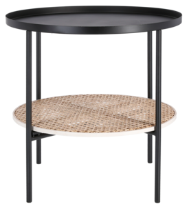 Sidobord rotting metall, 45 cm