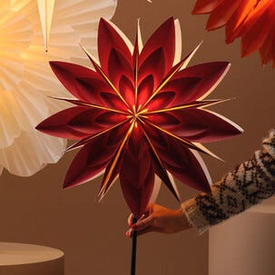 Adventsstjärna vinröd 50 cm, Northlight