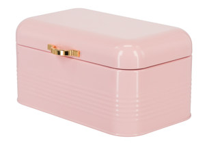 Brödbox liten, rosa/guld