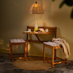 Bänk och caféset i ett, FSC