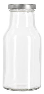 Glasflaska med skruvlock 0,3 liter