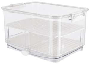 Duo Large Säilytyslaatikko jääkaappiin vihannekset, 4,8 l