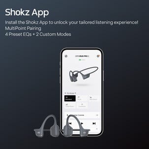 Shokz OpenRun Pro 2 Mini, open-ear, bone conduction hörlurar