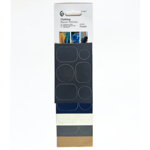 Lagningslappar för kläder självhäftande, 5-pack