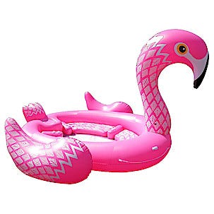 Uppblåsbar flotte Mega Flamingo
