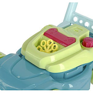 Lasten ruohonleikkuri ja saippuakuplakone