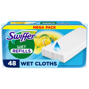 Swiffer Wet Refill fuktiga golvdukar citron