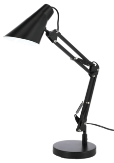 Levi skrivbordslampa LED svart, 50 cm, Northlight 
